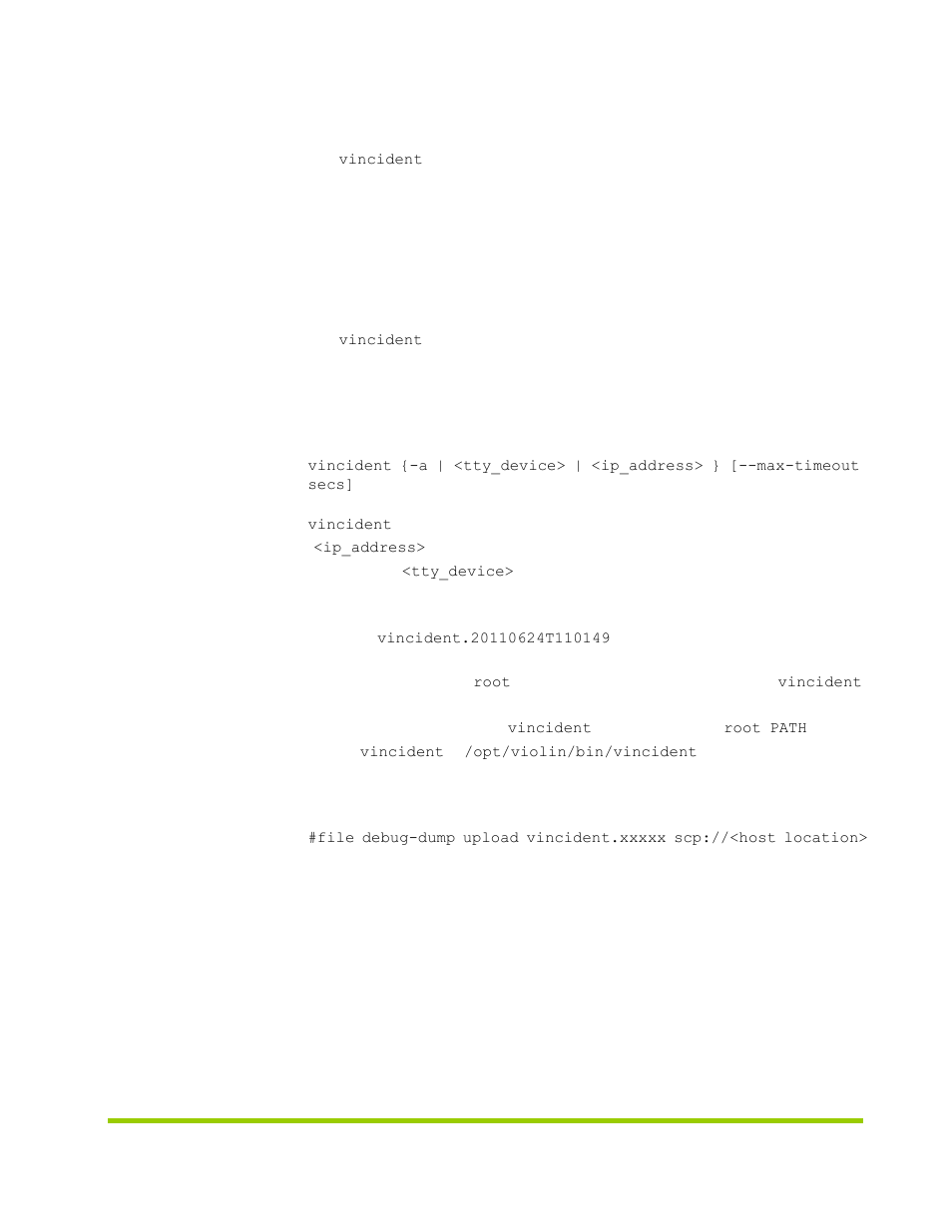 Vincident -a | HP VMA-series Memory Arrays User Manual | Page 219 / 278