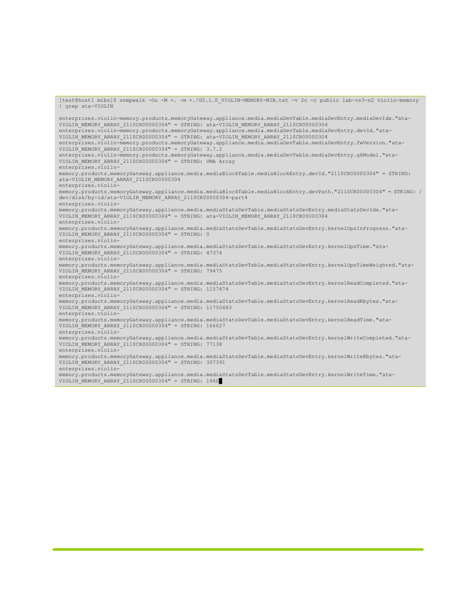 Performance stats | HP VMA-series Memory Arrays User Manual | Page 253 / 278