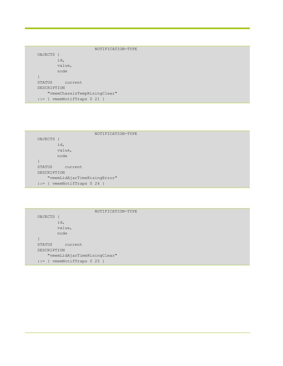 HP VMA-series Memory Arrays User Manual | Page 260 / 278