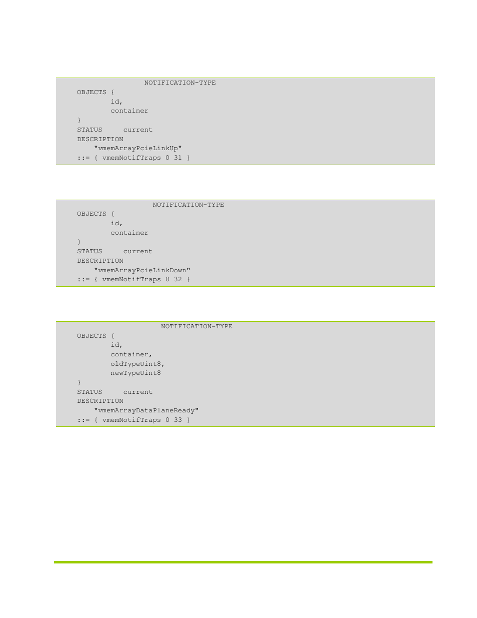 HP VMA-series Memory Arrays User Manual | Page 261 / 278