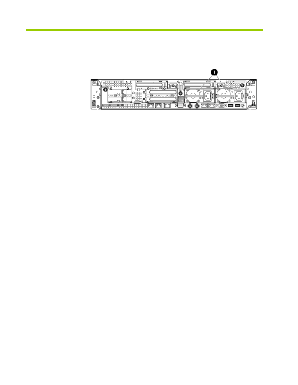 Connecting network interfaces, Figure 2.4 hp vma san gateway power supplies | HP VMA-series Memory Arrays User Manual | Page 32 / 278