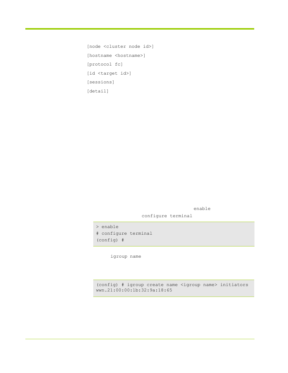 Configuring initiator groups | HP VMA-series Memory Arrays User Manual | Page 74 / 278