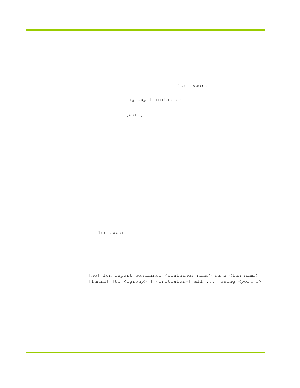 Exporting luns | HP VMA-series Memory Arrays User Manual | Page 80 / 278