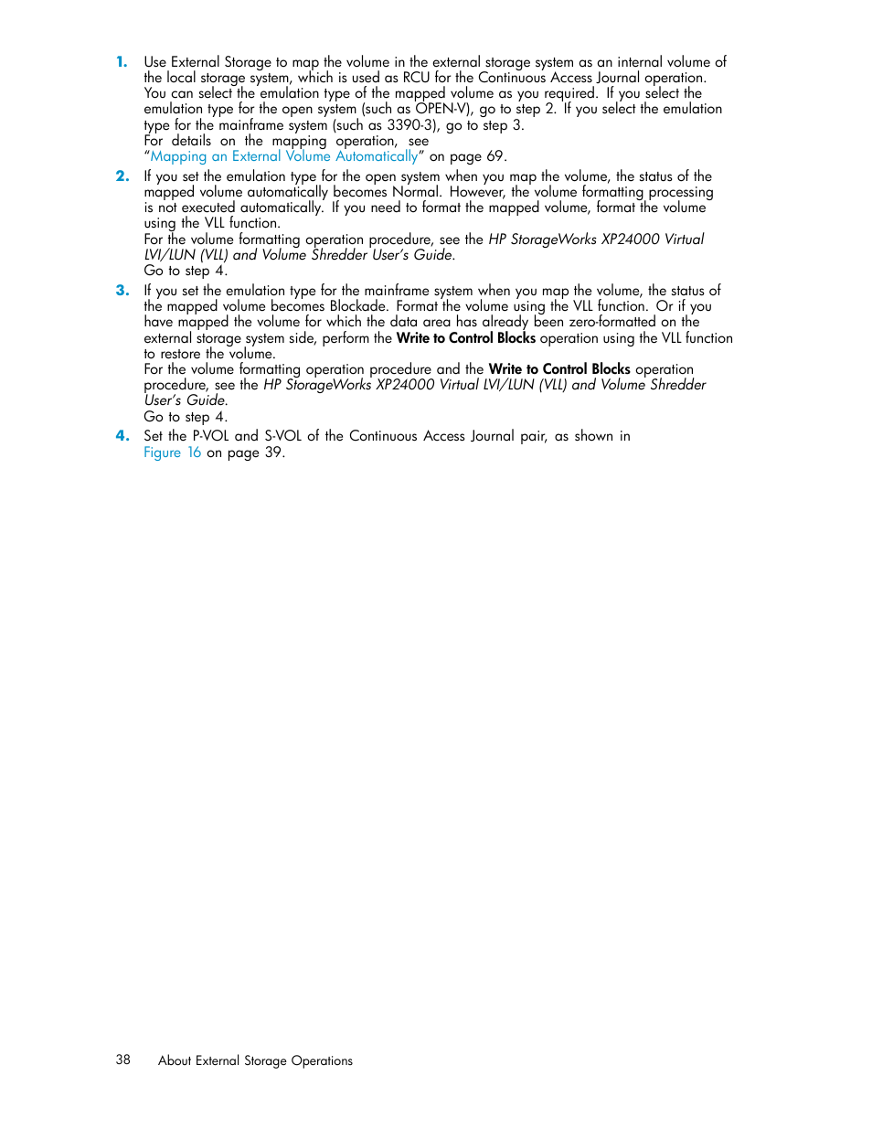 HP XP External Storage Software User Manual | Page 38 / 138