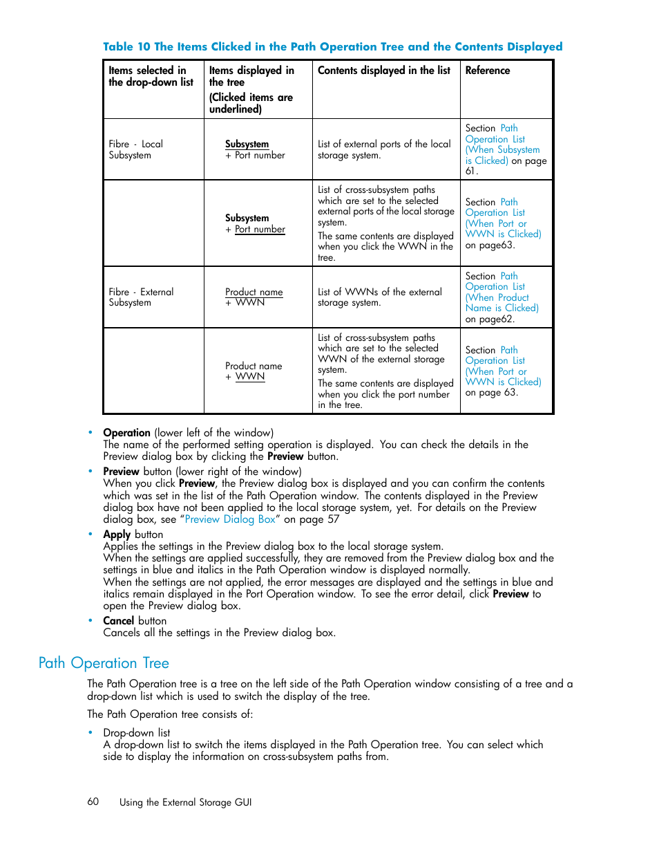 Path operation tree | HP XP External Storage Software User Manual | Page 60 / 138