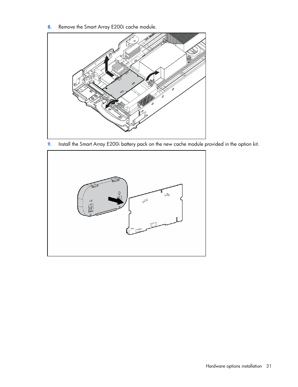 HP ProLiant BL465c G5 Server-Blade User Manual | Page 31 / 92