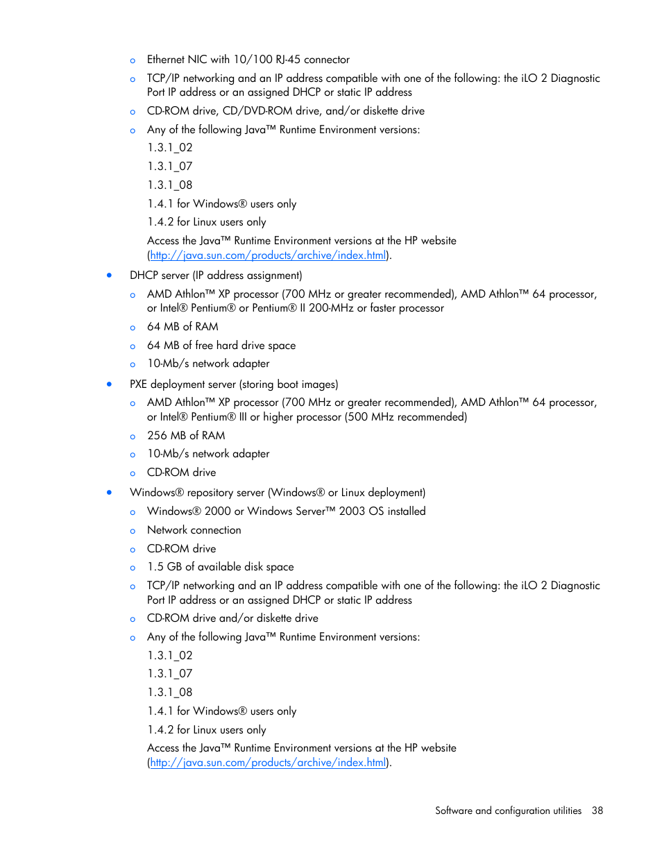HP ProLiant BL465c G5 Server-Blade User Manual | Page 38 / 92