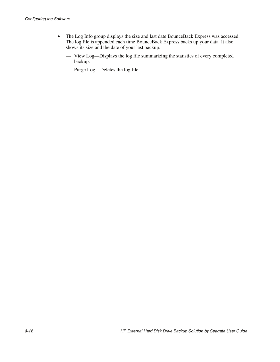 HP External Backup Solution by Seagate User Manual | Page 25 / 41