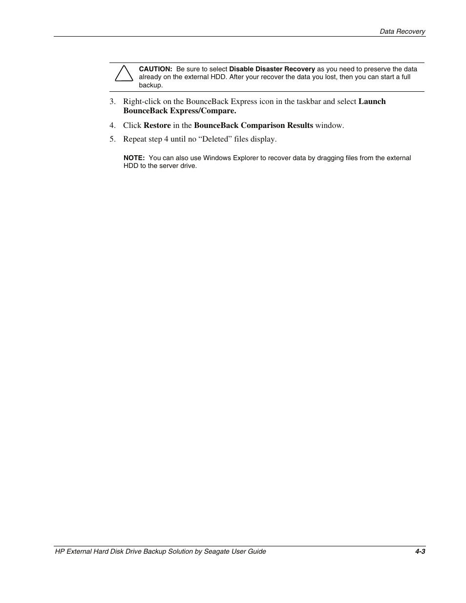 HP External Backup Solution by Seagate User Manual | Page 28 / 41