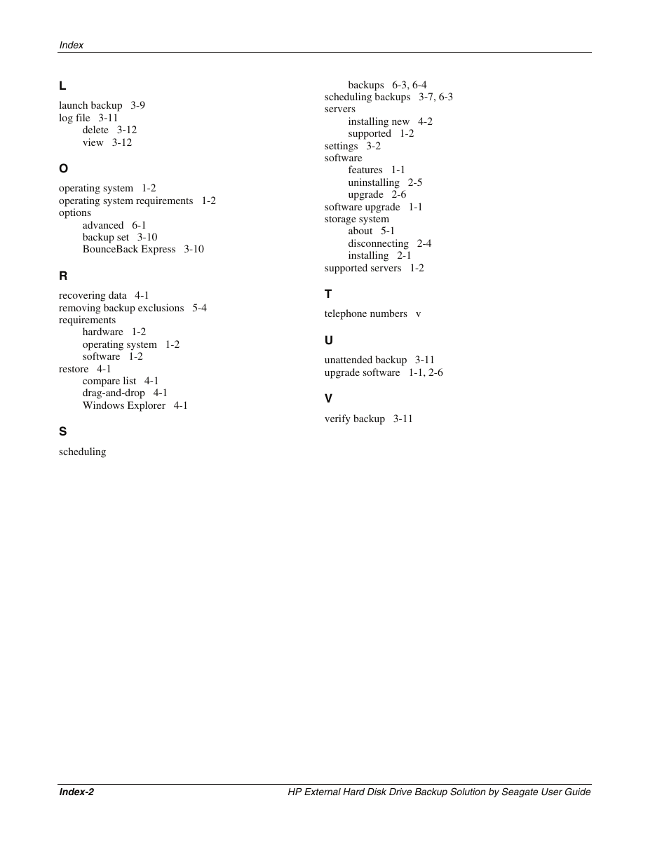HP External Backup Solution by Seagate User Manual | Page 41 / 41