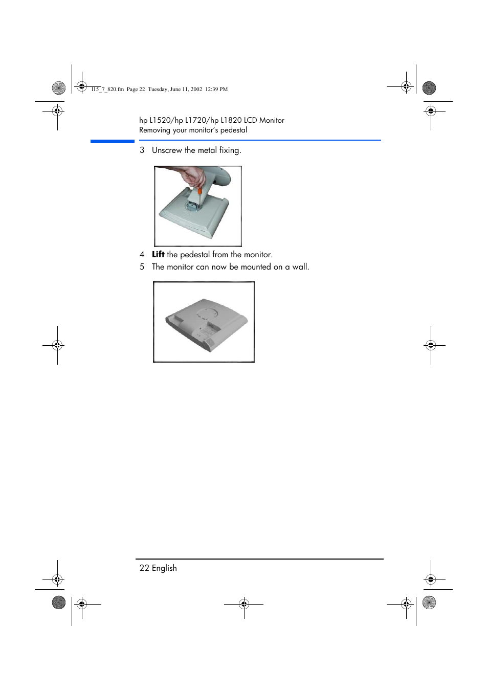 HP L1820 18 inch LCD Monitor User Manual | Page 23 / 57
