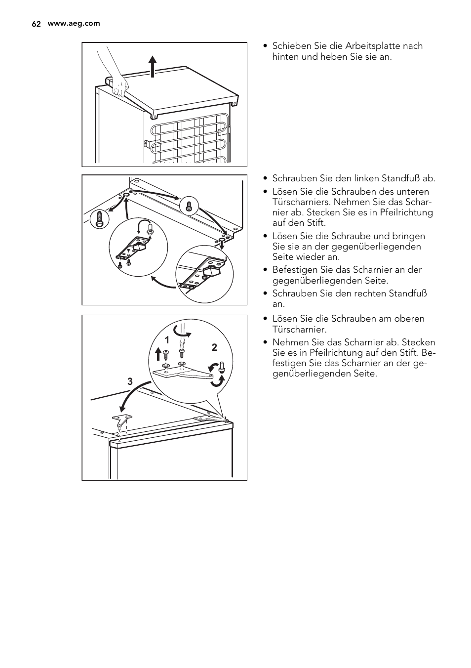 AEG S32500KSS1 User Manual | Page 62 / 68