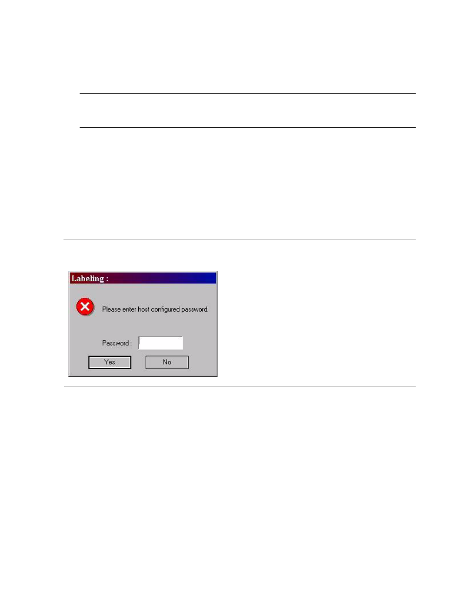 Figure 5-11, Host configured password dialog box | HP Integrity NonStop H-Series User Manual | Page 100 / 236