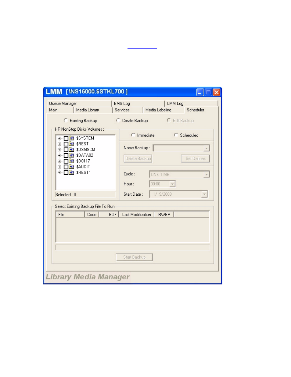 Scheduler tab, Figure 5-13, Scheduler main tab | HP Integrity NonStop H-Series User Manual | Page 102 / 236