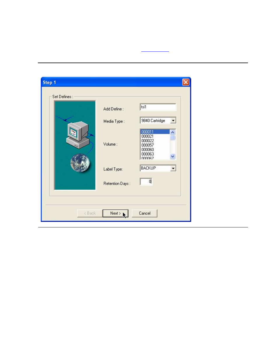 Figure 5-17, Set defines - step 1, Set defines | HP Integrity NonStop H-Series User Manual | Page 107 / 236