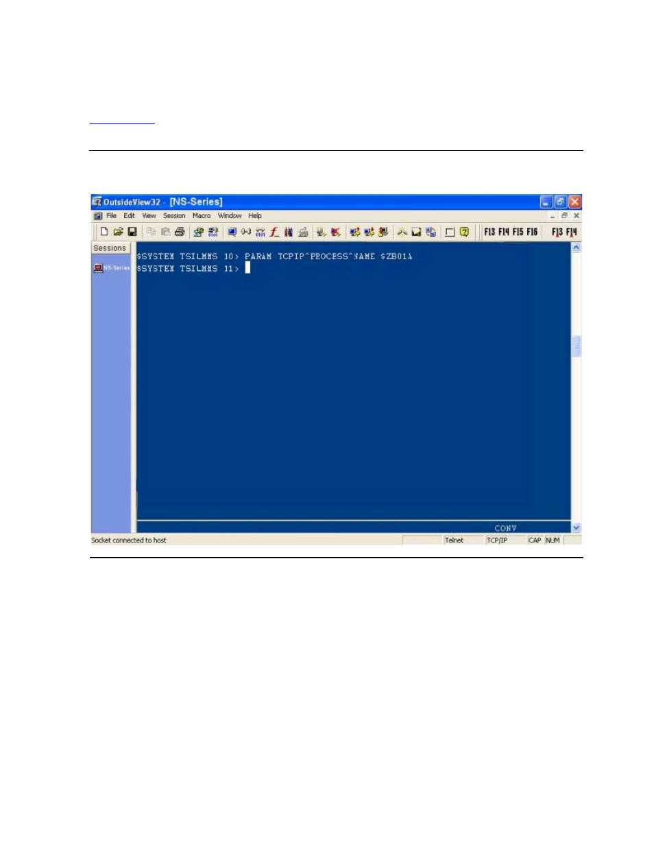 Configuring the tcp/ip process name param, Figure 3-20, Param tcpip^process^name $zb01a | HP Integrity NonStop H-Series User Manual | Page 51 / 236