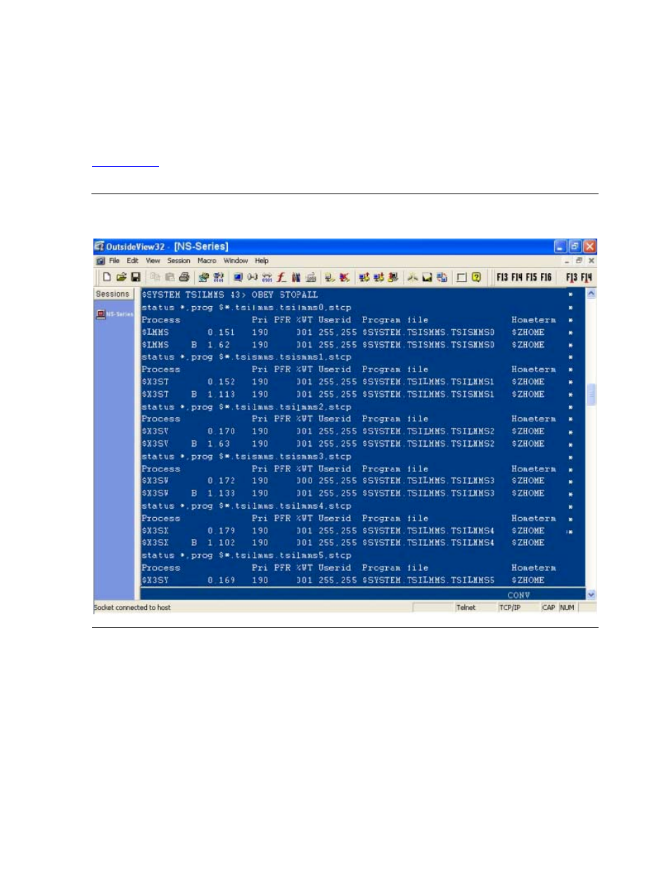 Stopping the processes on the nonstop system, Figure 3-31, Obey stopall command | HP Integrity NonStop H-Series User Manual | Page 62 / 236