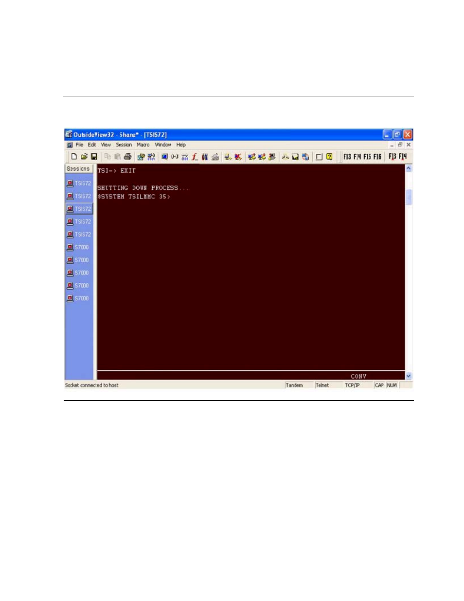 Figure 4-3, Exit menu | HP Integrity NonStop H-Series User Manual | Page 65 / 236