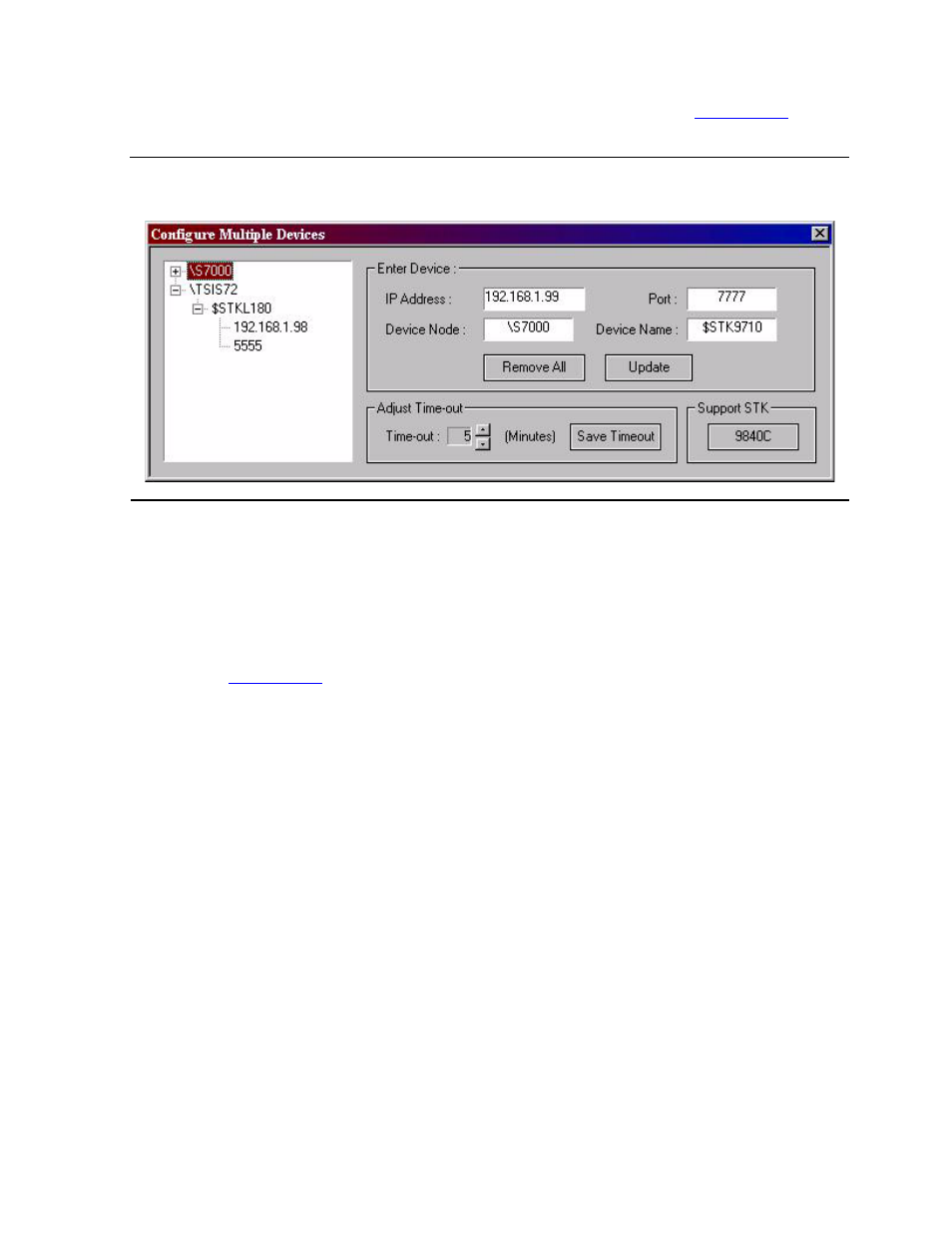 Figure 5-11, Configure multiple devices dialog box | HP Integrity NonStop H-Series User Manual | Page 82 / 236