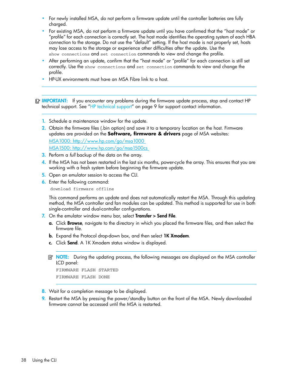 HP StorageWorks 1000 Modular Smart Array User Manual | Page 38 / 52