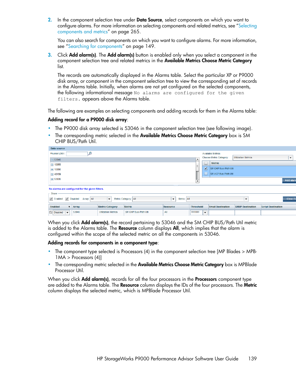 HP XP P9000 Performance Advisor Software User Manual | Page 139 / 476