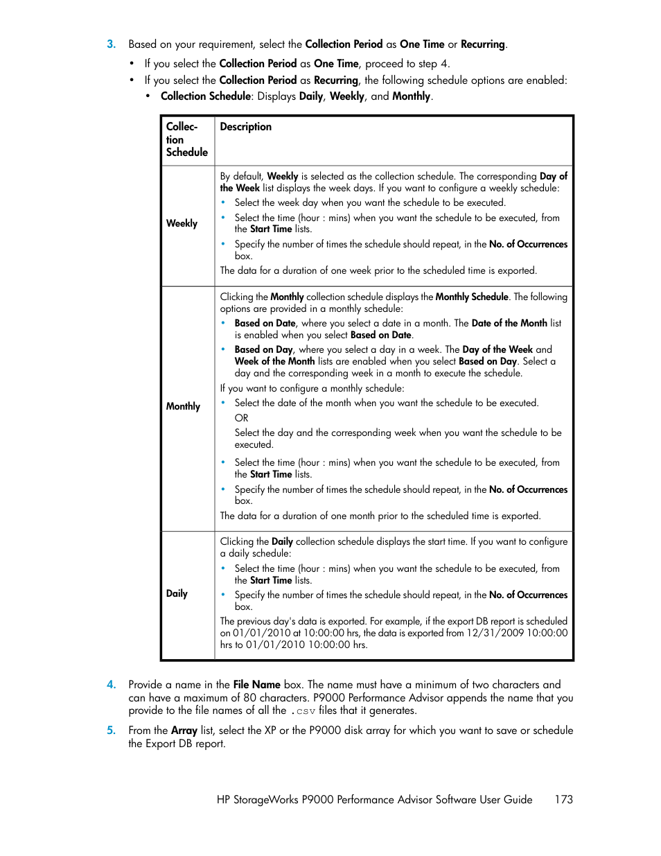 HP XP P9000 Performance Advisor Software User Manual | Page 173 / 476