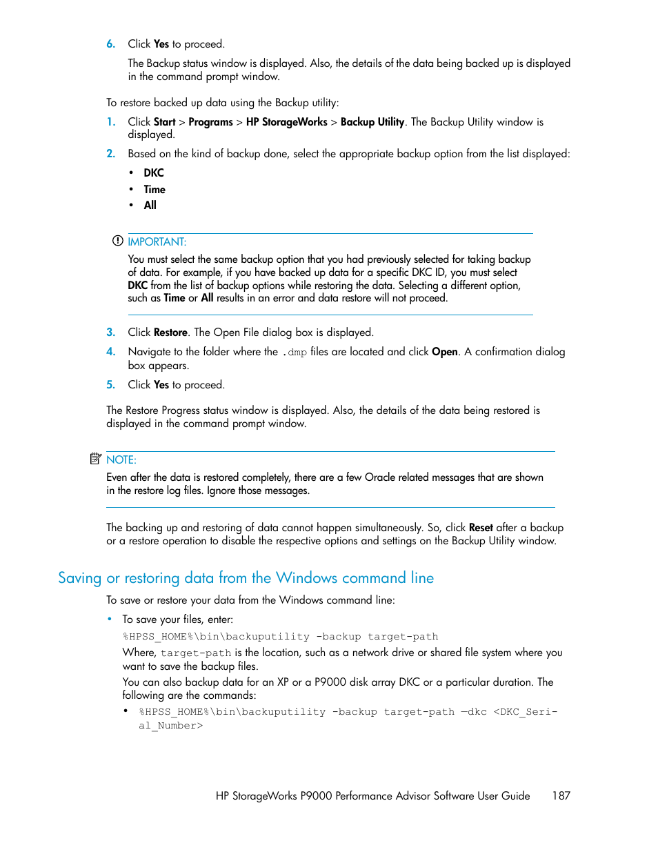 HP XP P9000 Performance Advisor Software User Manual | Page 187 / 476