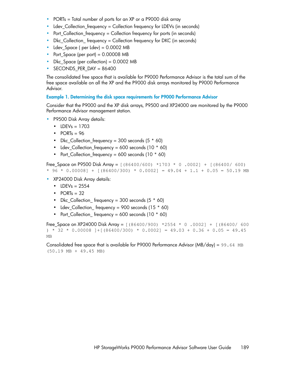 HP XP P9000 Performance Advisor Software User Manual | Page 189 / 476