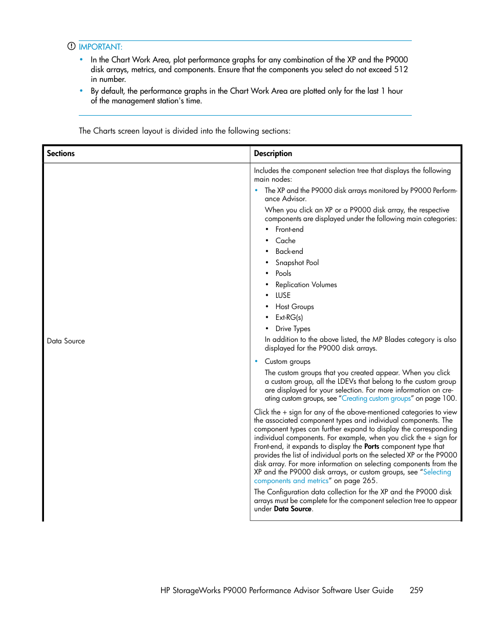 HP XP P9000 Performance Advisor Software User Manual | Page 259 / 476