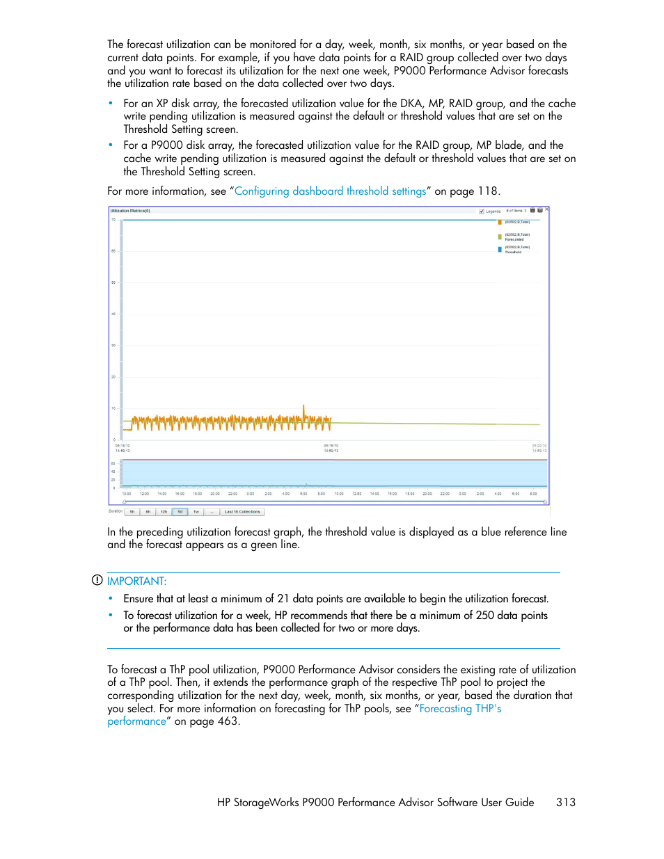 HP XP P9000 Performance Advisor Software User Manual | Page 313 / 476