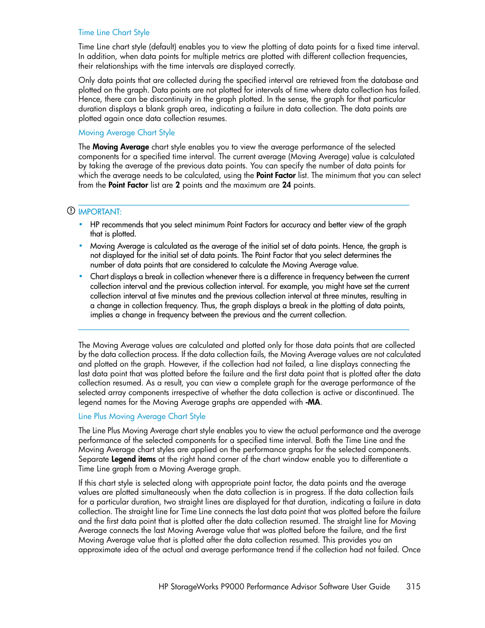 HP XP P9000 Performance Advisor Software User Manual | Page 315 / 476