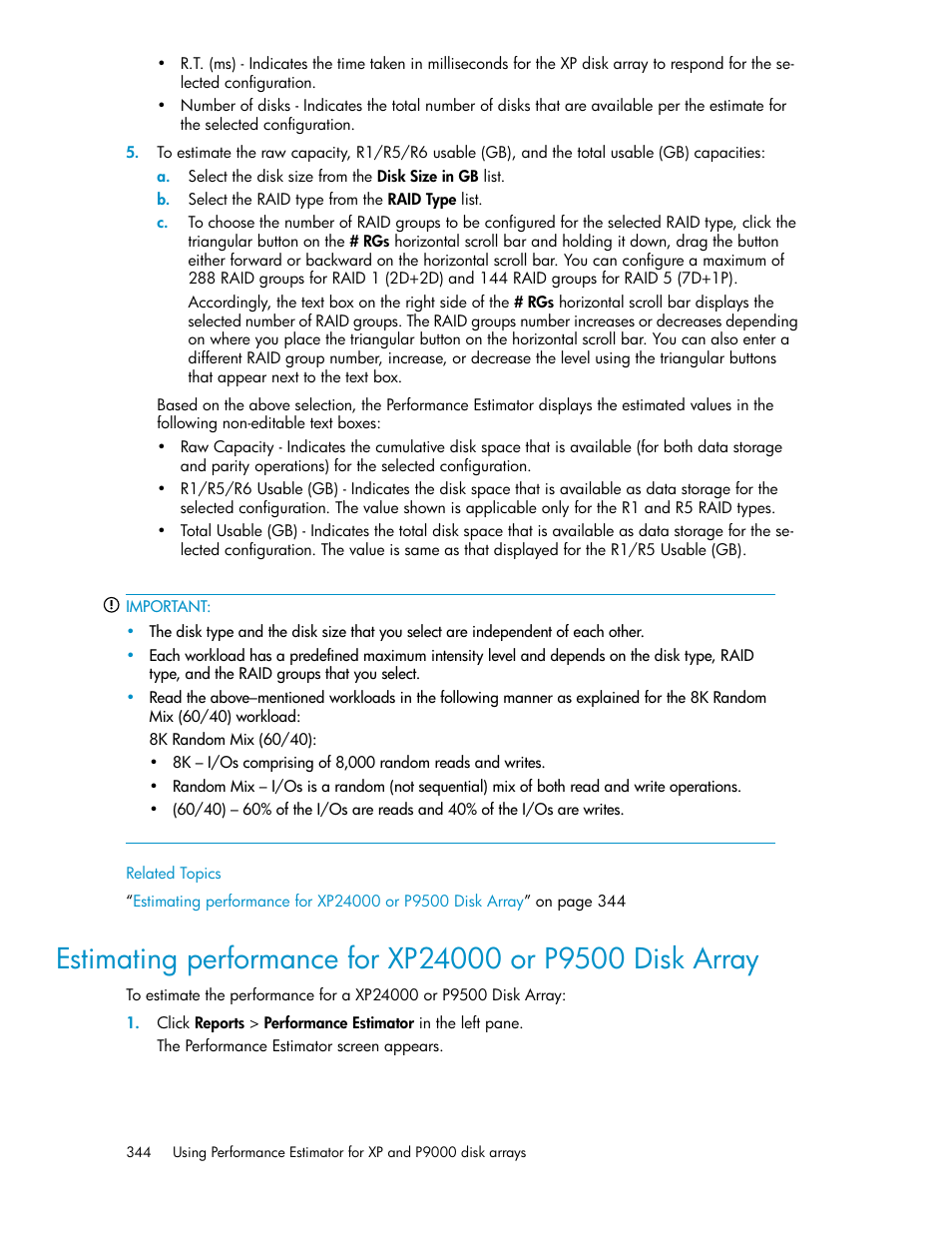 HP XP P9000 Performance Advisor Software User Manual | Page 344 / 476