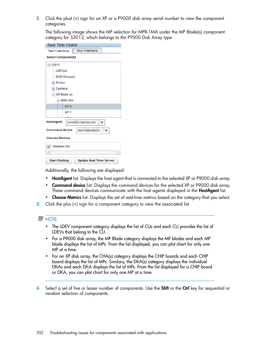 HP XP P9000 Performance Advisor Software User Manual | Page 352 / 476