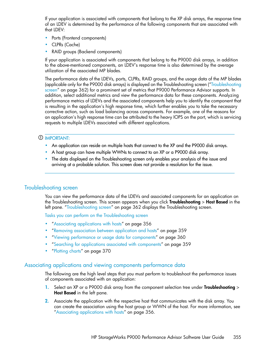 HP XP P9000 Performance Advisor Software User Manual | Page 355 / 476