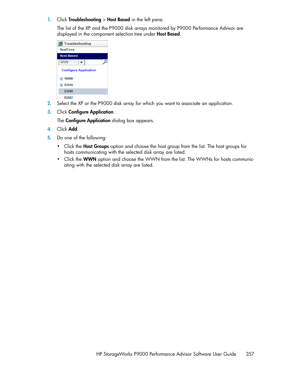 HP XP P9000 Performance Advisor Software User Manual | Page 357 / 476