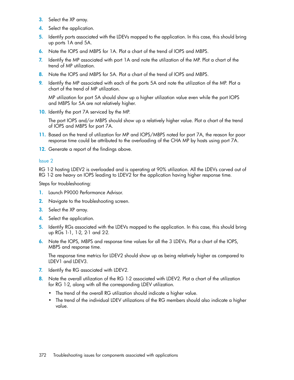 HP XP P9000 Performance Advisor Software User Manual | Page 372 / 476