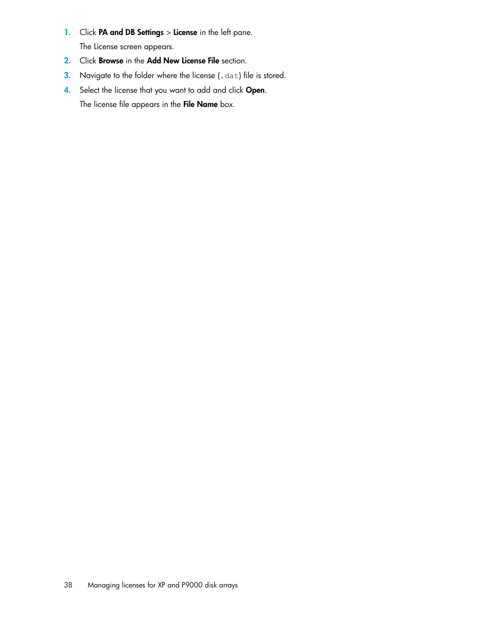 HP XP P9000 Performance Advisor Software User Manual | Page 38 / 476
