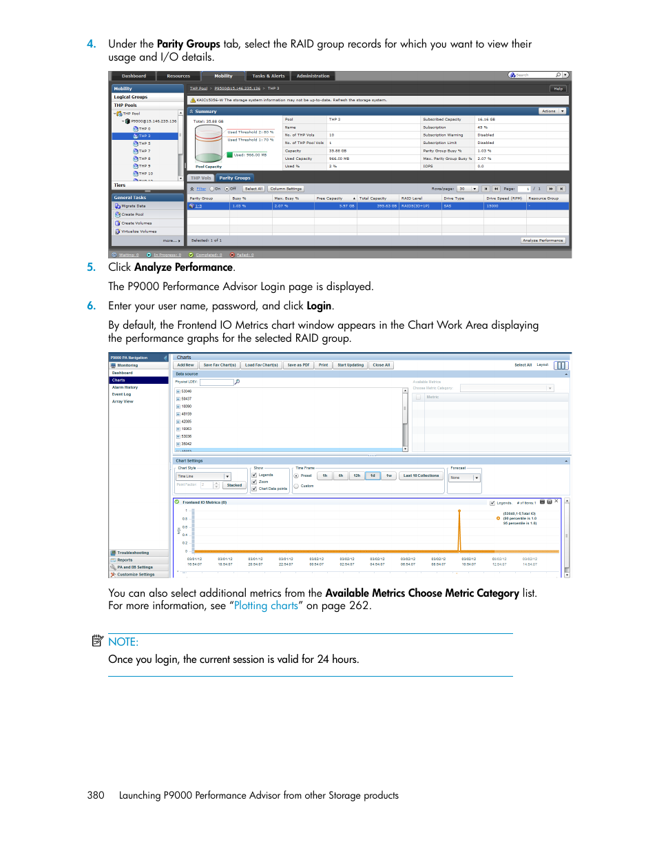 HP XP P9000 Performance Advisor Software User Manual | Page 380 / 476