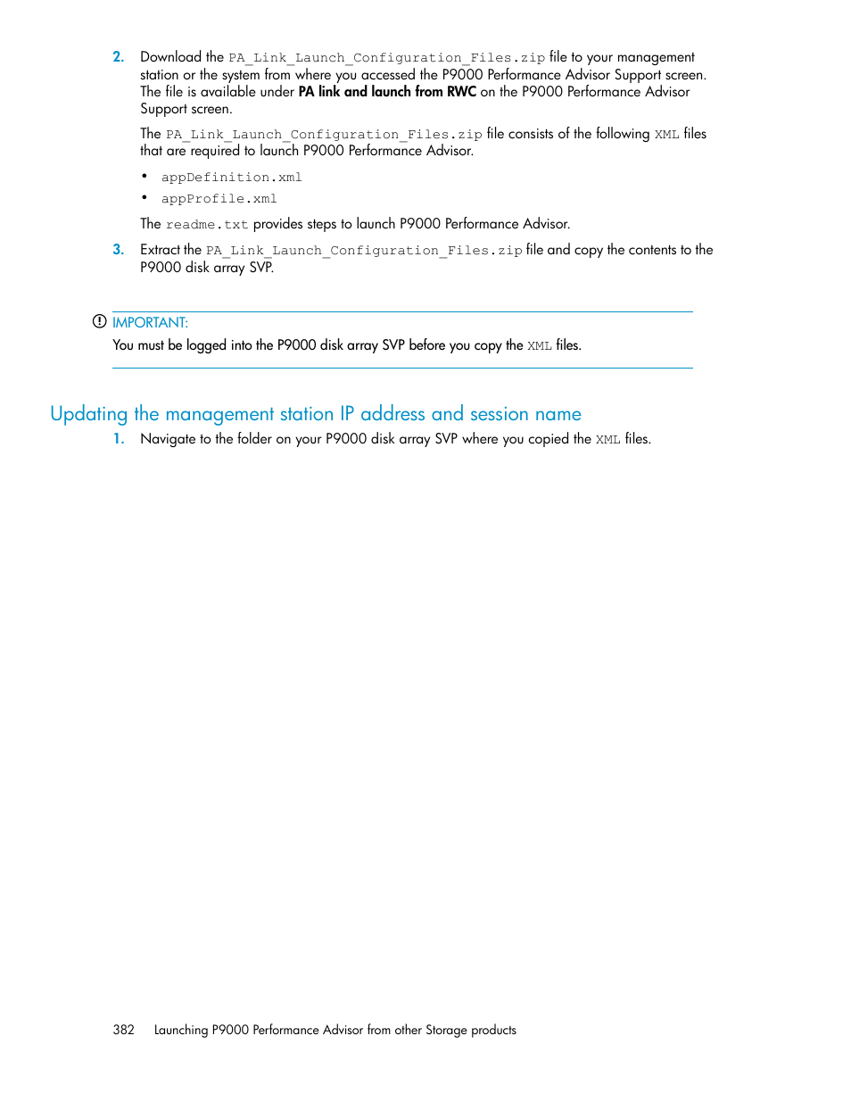 Name | HP XP P9000 Performance Advisor Software User Manual | Page 382 / 476
