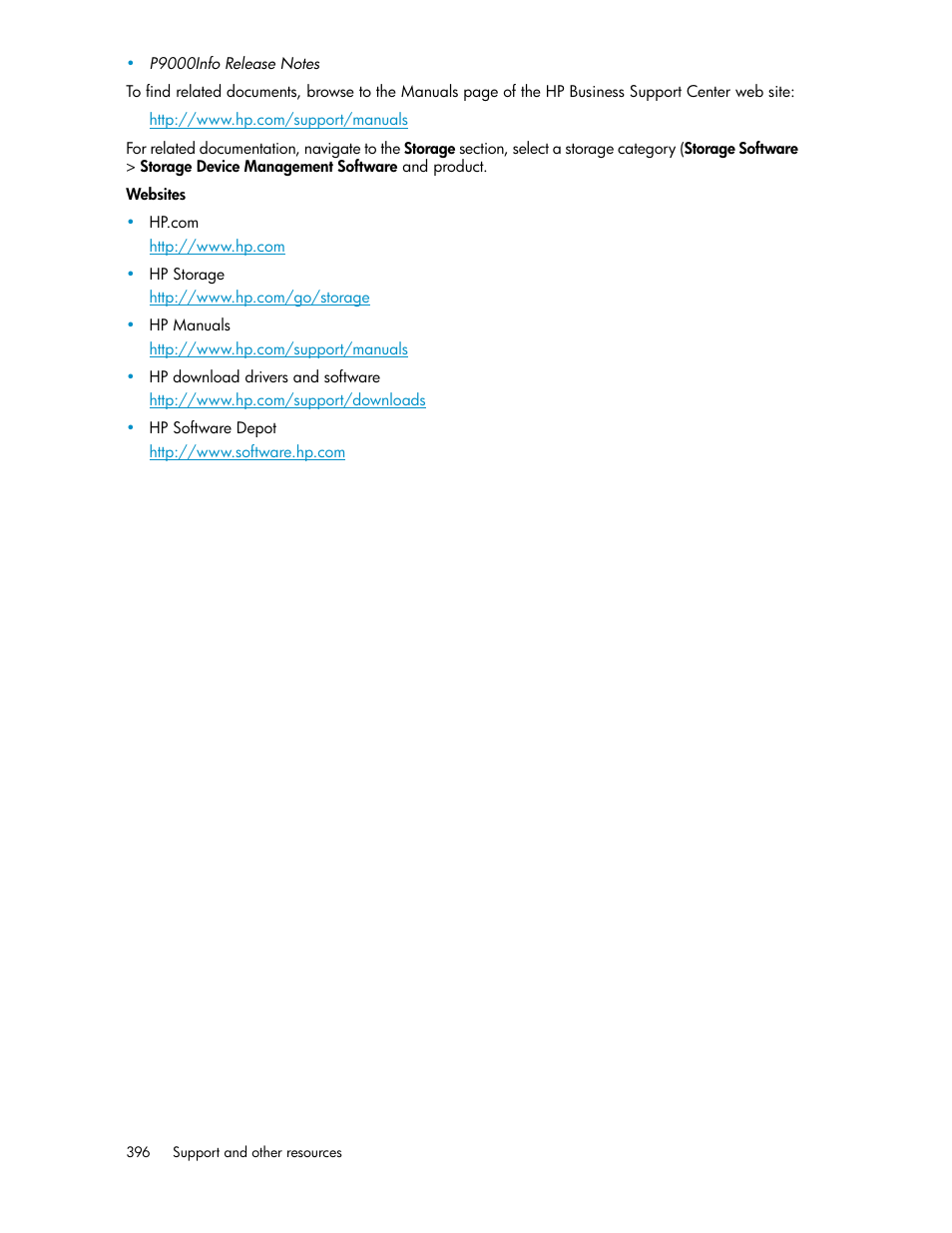 HP XP P9000 Performance Advisor Software User Manual | Page 396 / 476