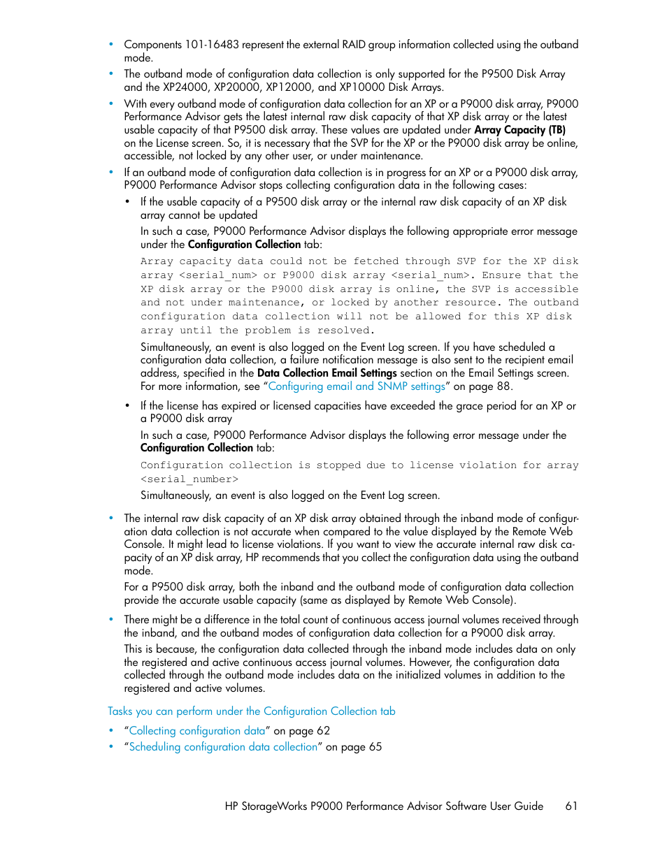 HP XP P9000 Performance Advisor Software User Manual | Page 61 / 476