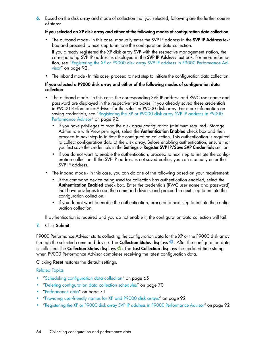 HP XP P9000 Performance Advisor Software User Manual | Page 64 / 476