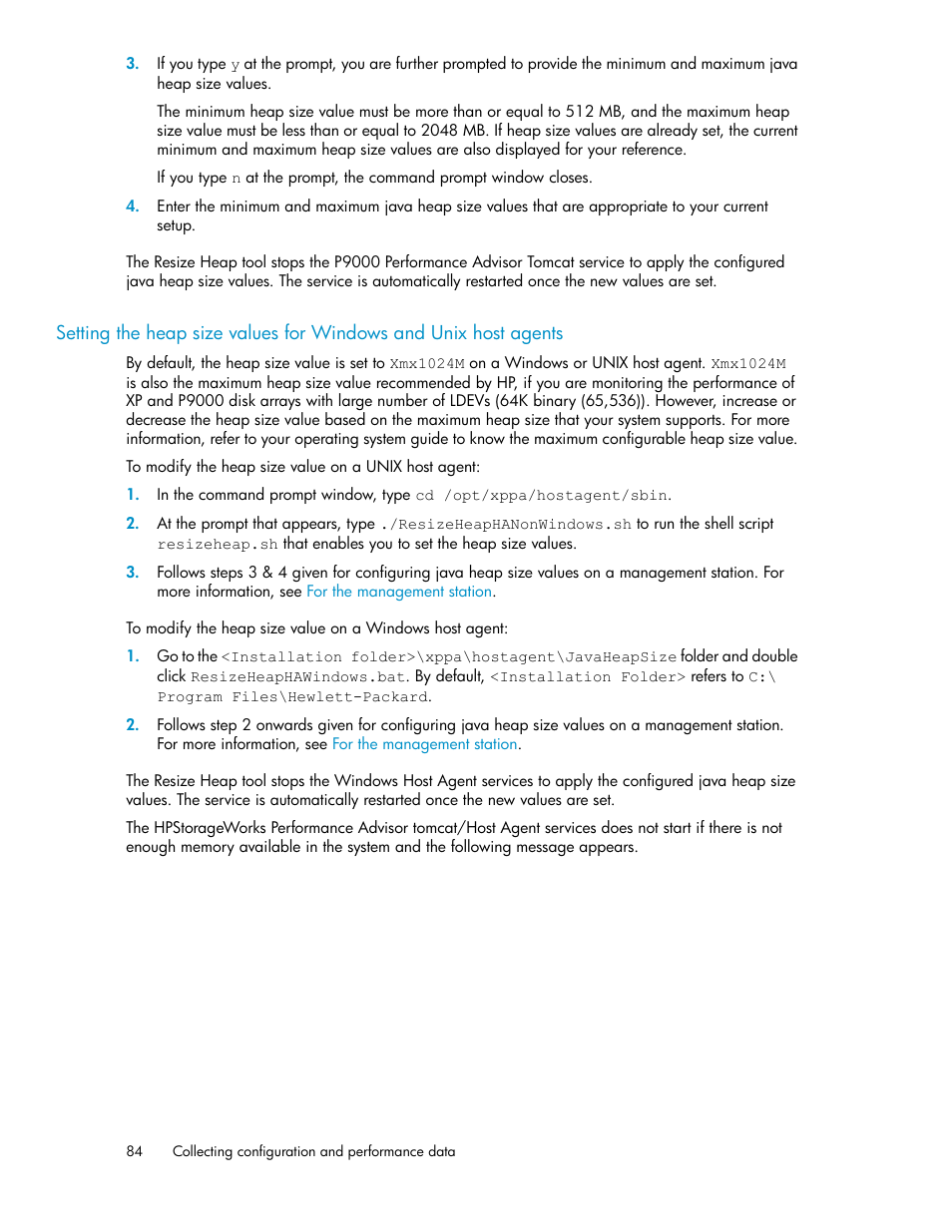 HP XP P9000 Performance Advisor Software User Manual | Page 84 / 476