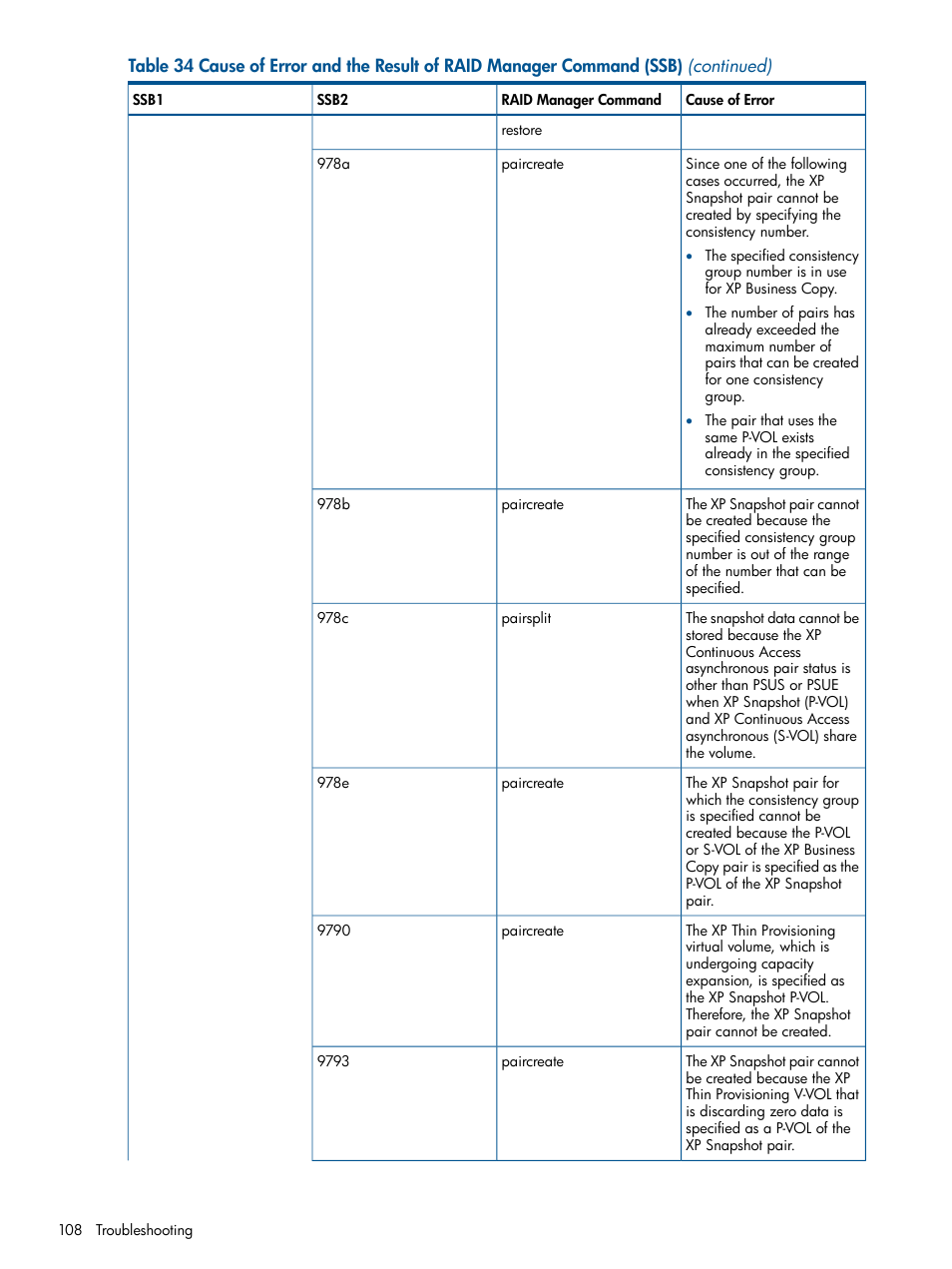 HP StorageWorks XP Remote Web Console Software User Manual | Page 108 / 116