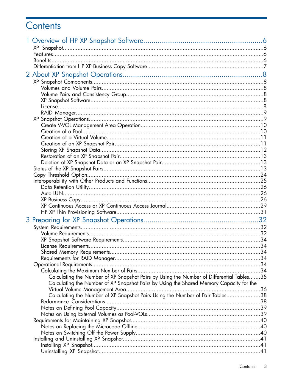 HP StorageWorks XP Remote Web Console Software User Manual | Page 3 / 116
