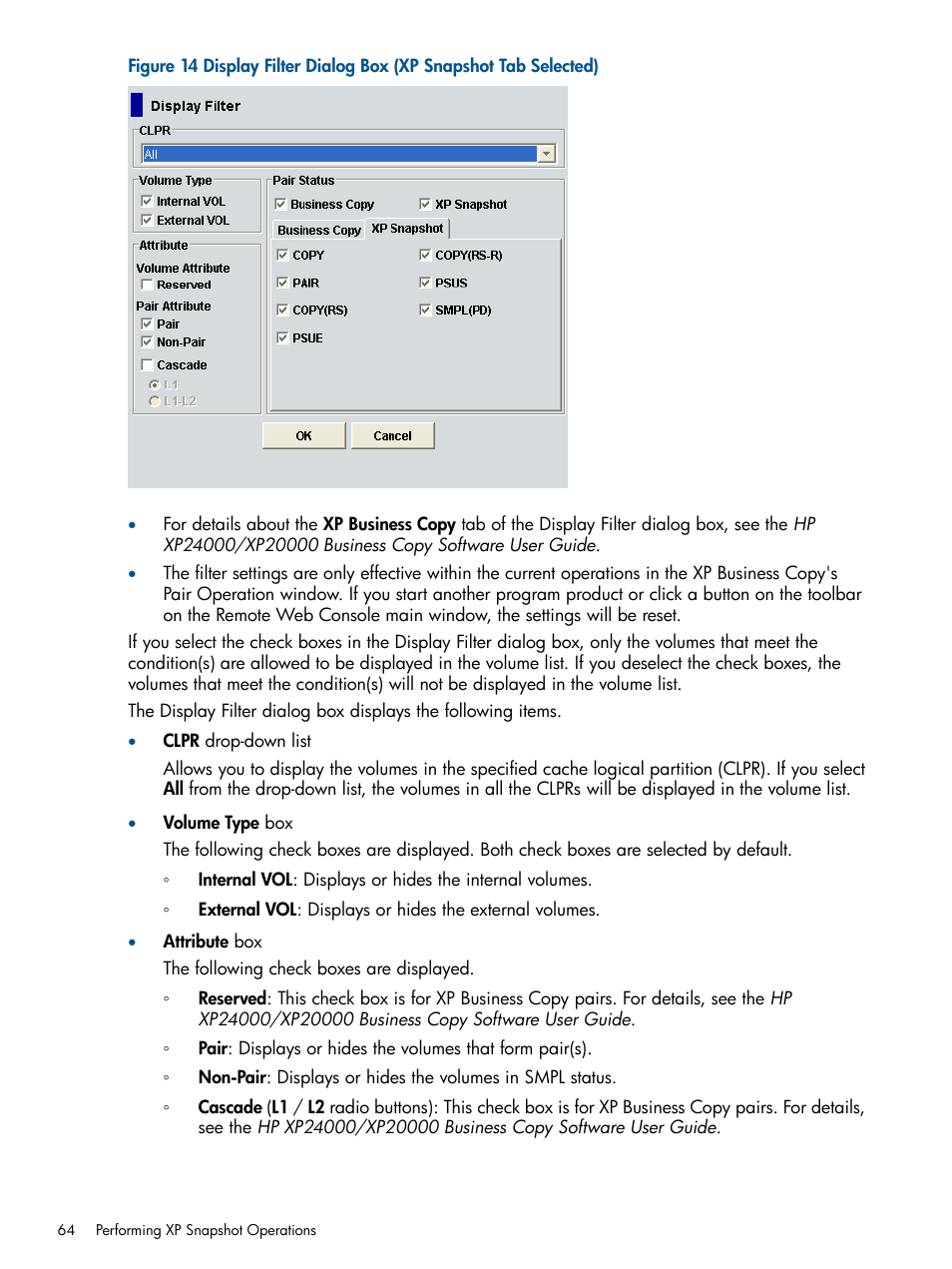 HP StorageWorks XP Remote Web Console Software User Manual | Page 64 / 116