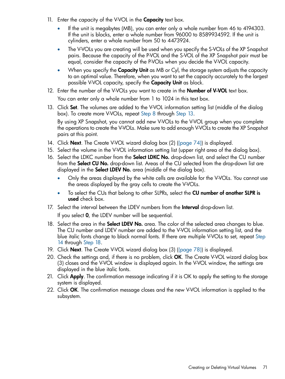 HP StorageWorks XP Remote Web Console Software User Manual | Page 71 / 116