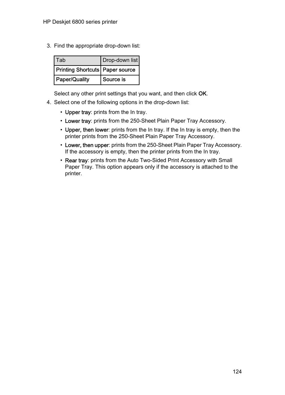 HP Deskjet 6840 Color Inkjet Printer User Manual | Page 124 / 193