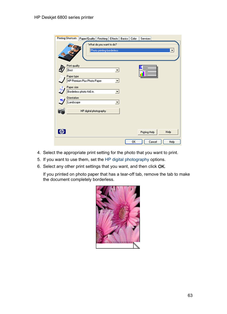 HP Deskjet 6840 Color Inkjet Printer User Manual | Page 63 / 193