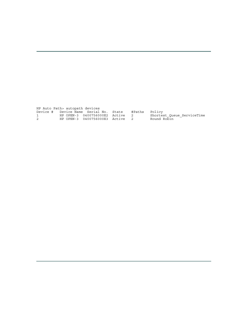 Autopath devices | HP StorageWorks Auto Path VA Software User Manual | Page 61 / 70